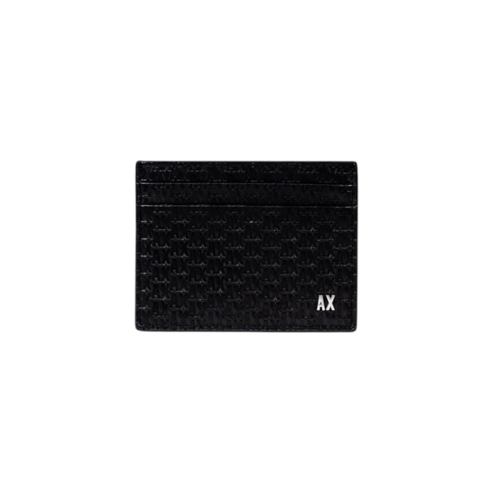 Armani Exchange Black Leather Wallet Armani Exchange