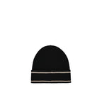 Balmain Black Merino Wool Beanie Balmain
