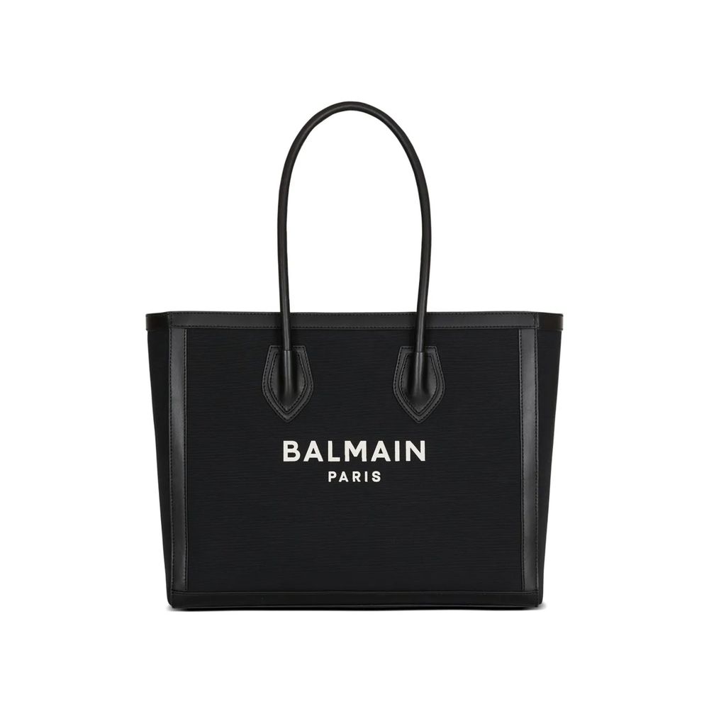 Balmain Black Cotton Tote Bag Balmain