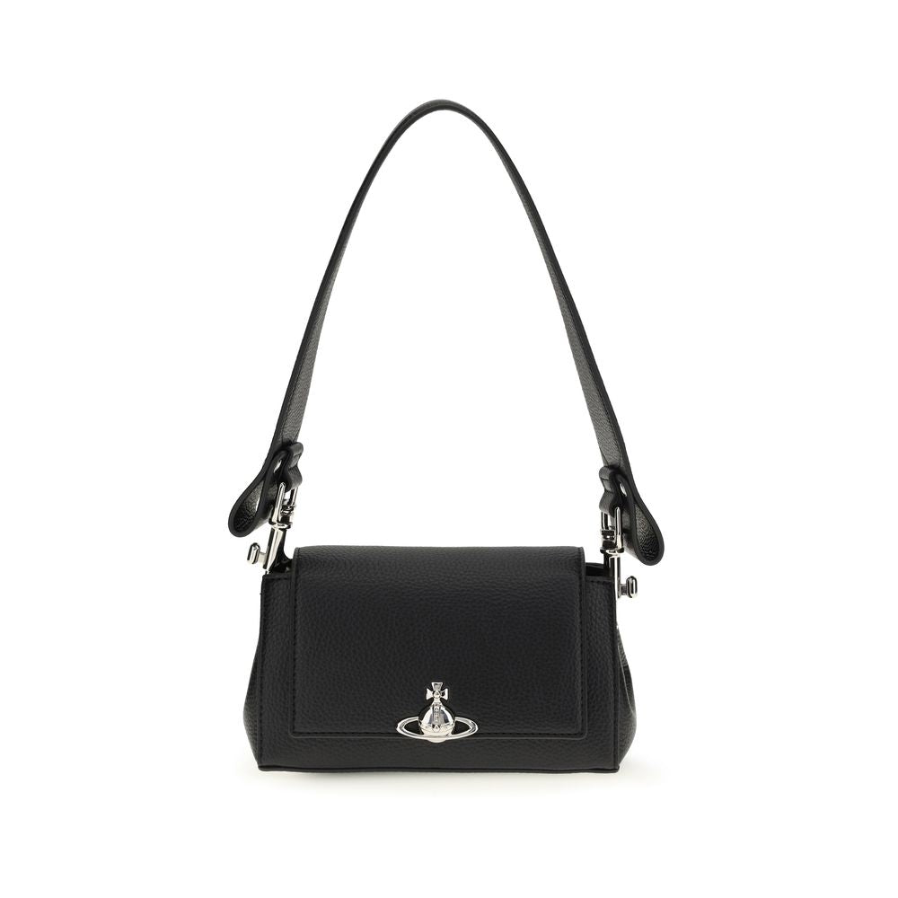 Vivienne Westwood Black Polyurethane Shoulder Bag Vivienne Westwood