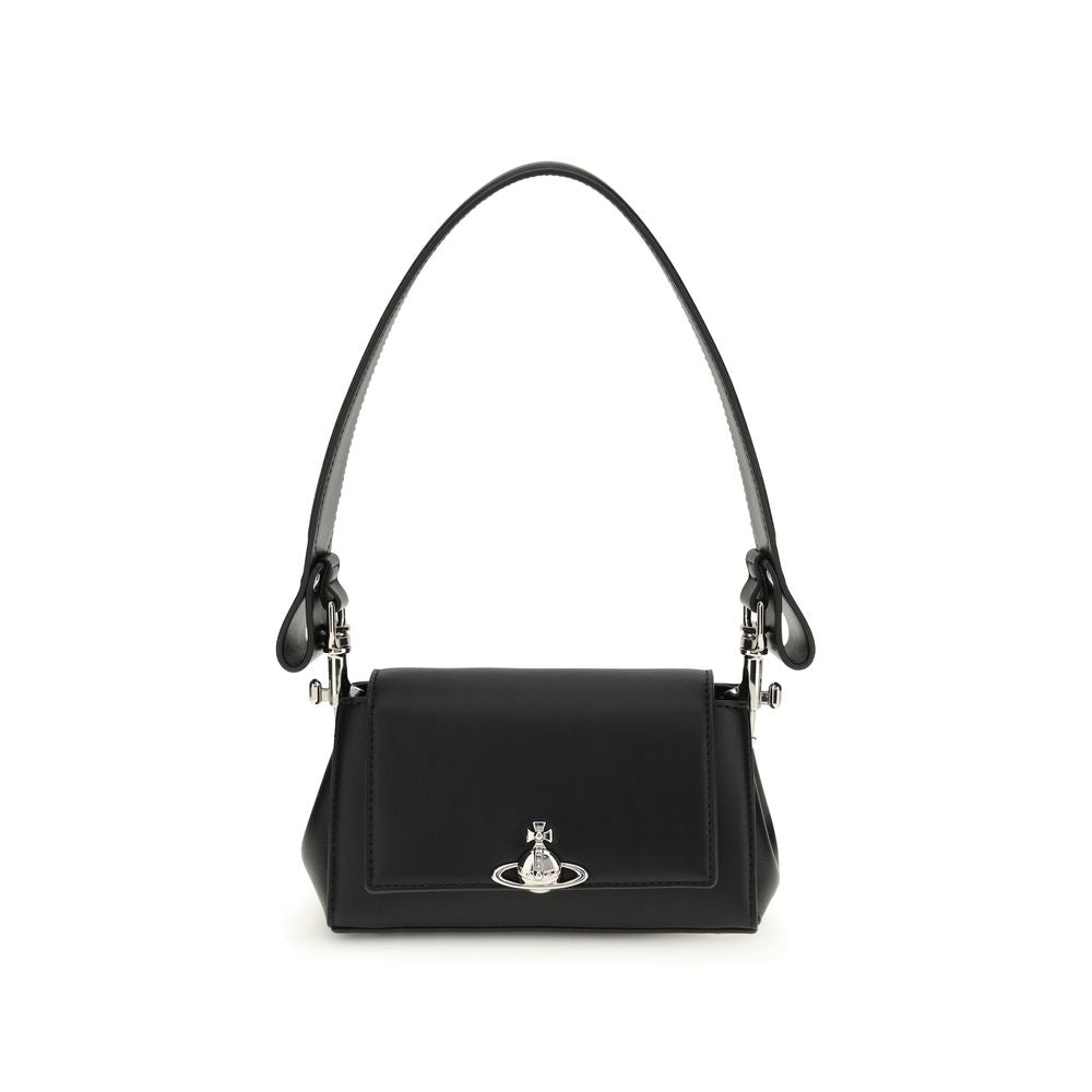 Vivienne Westwood Black Polyurethane Shoulder Bag Vivienne Westwood
