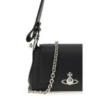 Vivienne Westwood Black Polyurethane Shoulder Bag Vivienne Westwood