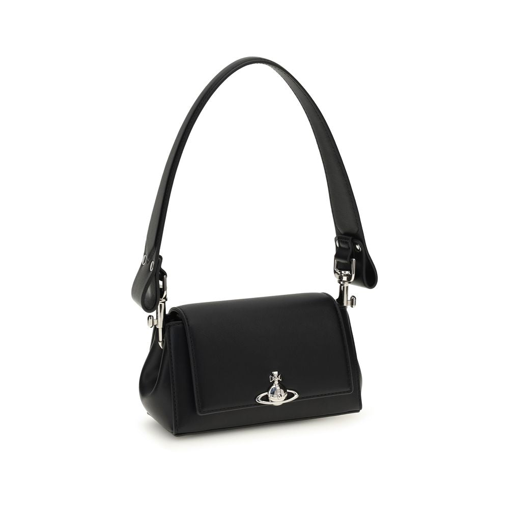 Vivienne Westwood Black Polyurethane Shoulder Bag Vivienne Westwood