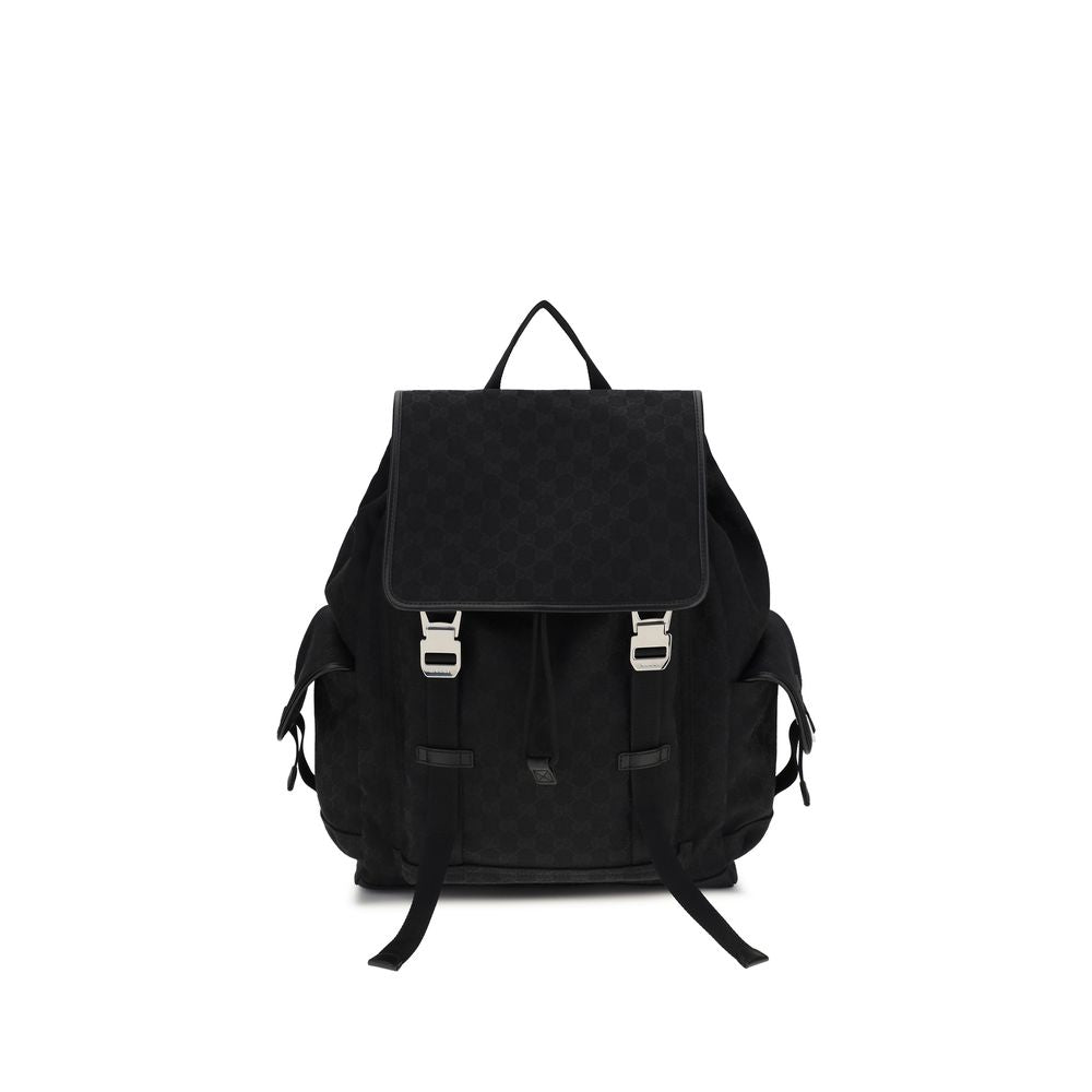 Gucci Black Polyester Backpack Gucci
