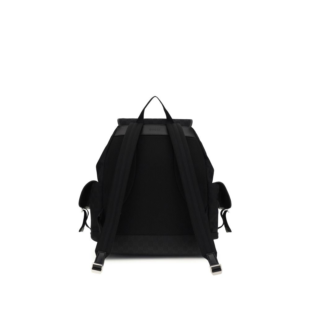 Gucci Black Polyester Backpack Gucci