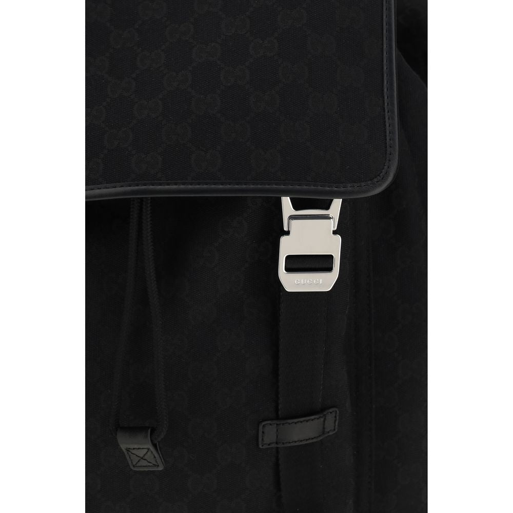 Gucci Black Polyester Backpack Gucci