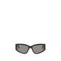 Balenciaga Black Calf Leather Bos Taurus Sunglasses Balenciaga