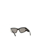 Balenciaga Black Calf Leather Bos Taurus Sunglasses Balenciaga