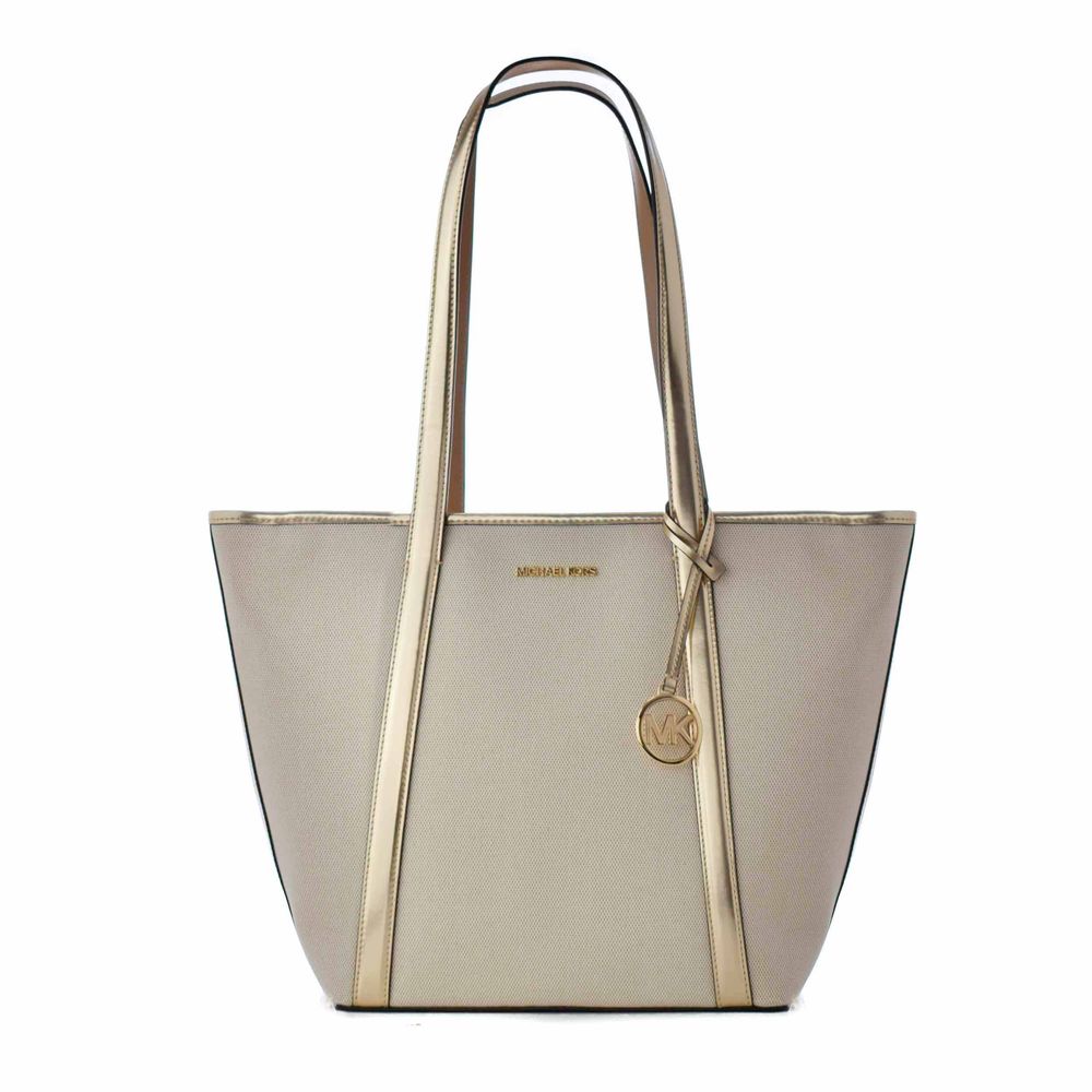 Michael Kors Gold Canvas Tote Bag Michael Kors