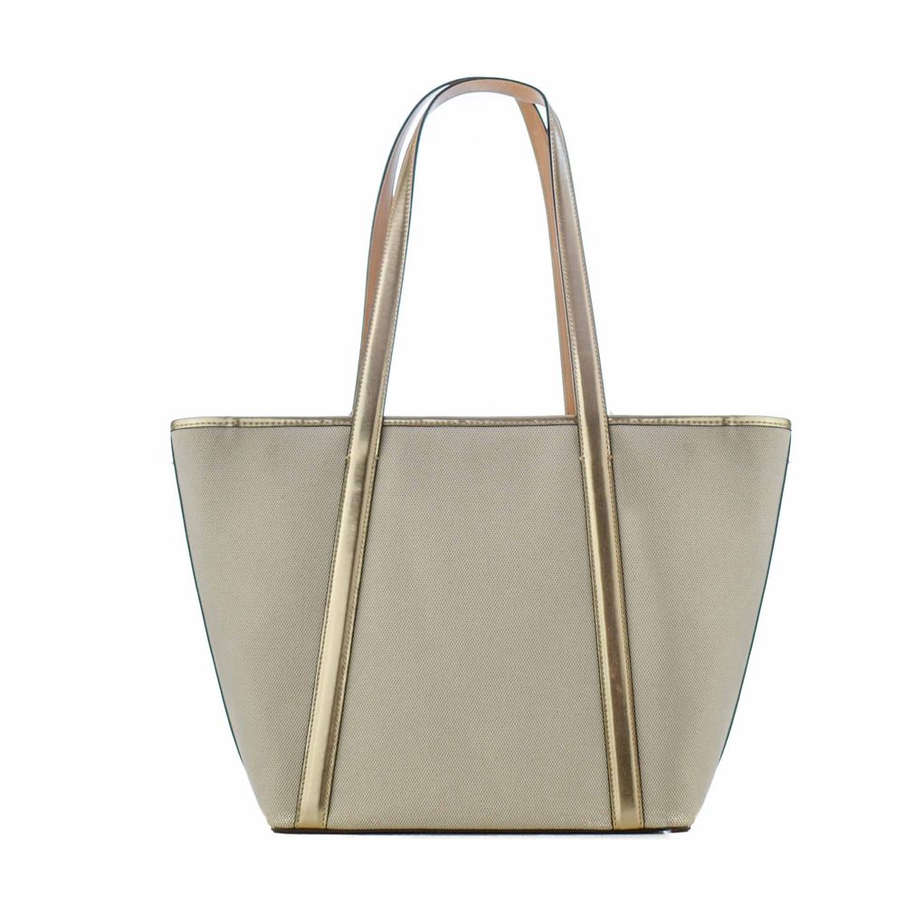 Michael Kors Gold Canvas Tote Bag Michael Kors