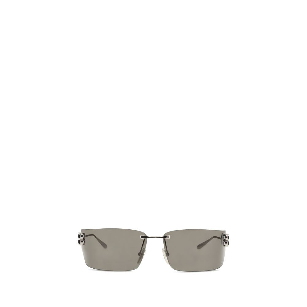 Balenciaga Silver Metal Sunglasses Balenciaga