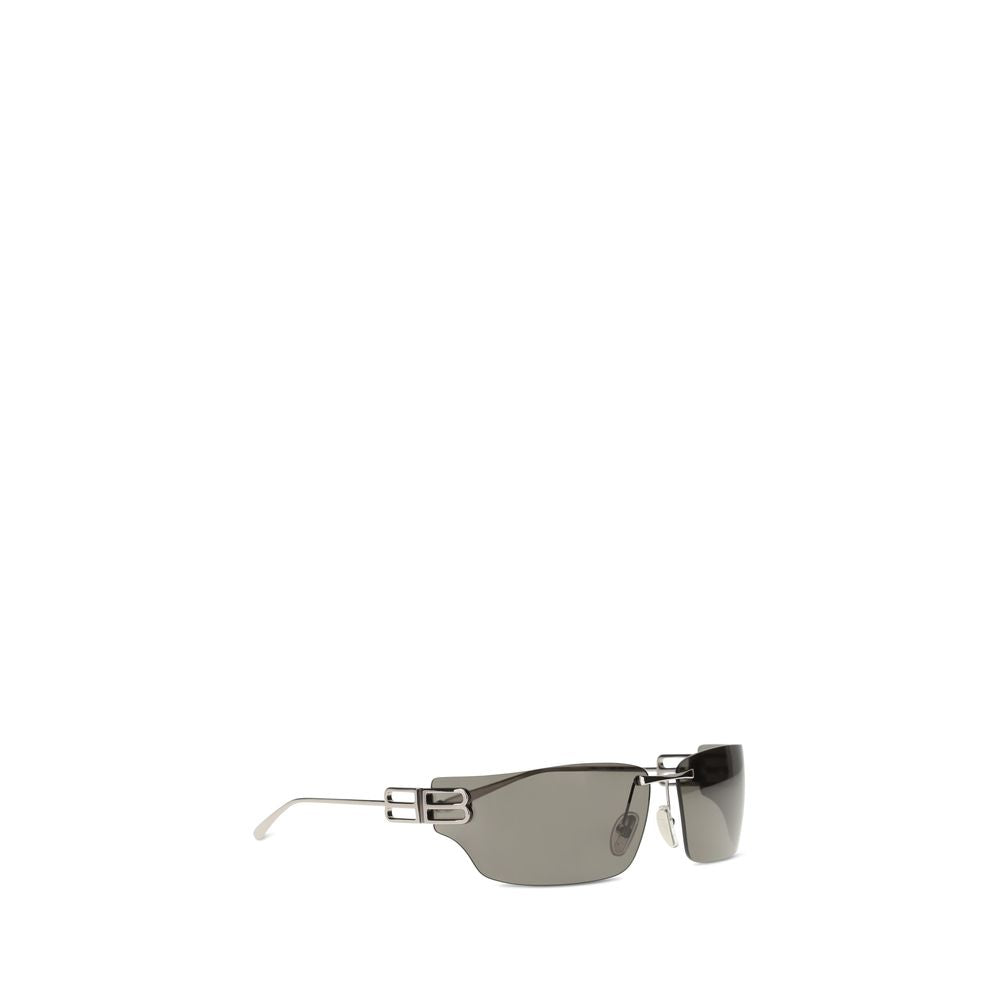Balenciaga Silver Metal Sunglasses Balenciaga