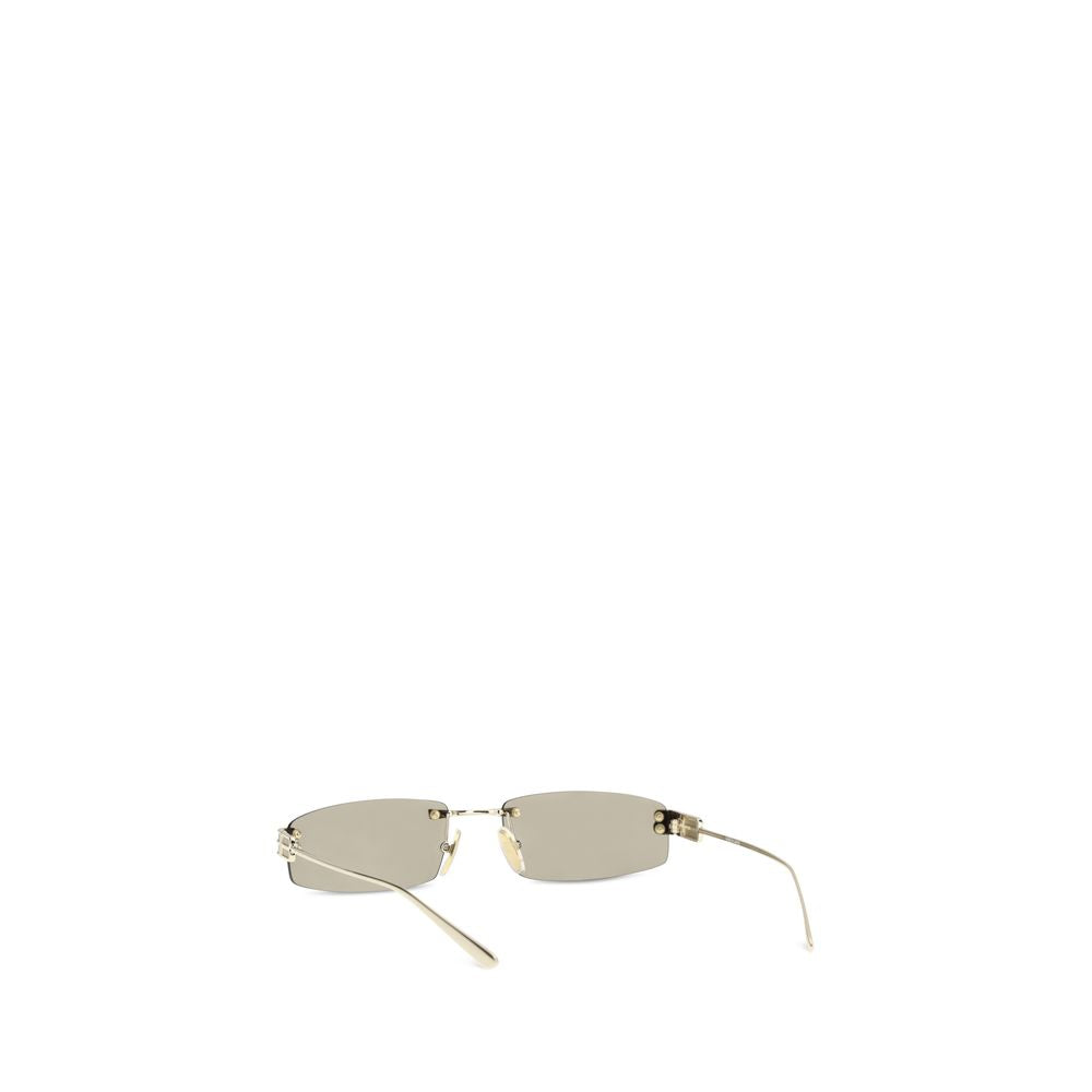 Balenciaga Gold Metal Sunglasses - Maranos