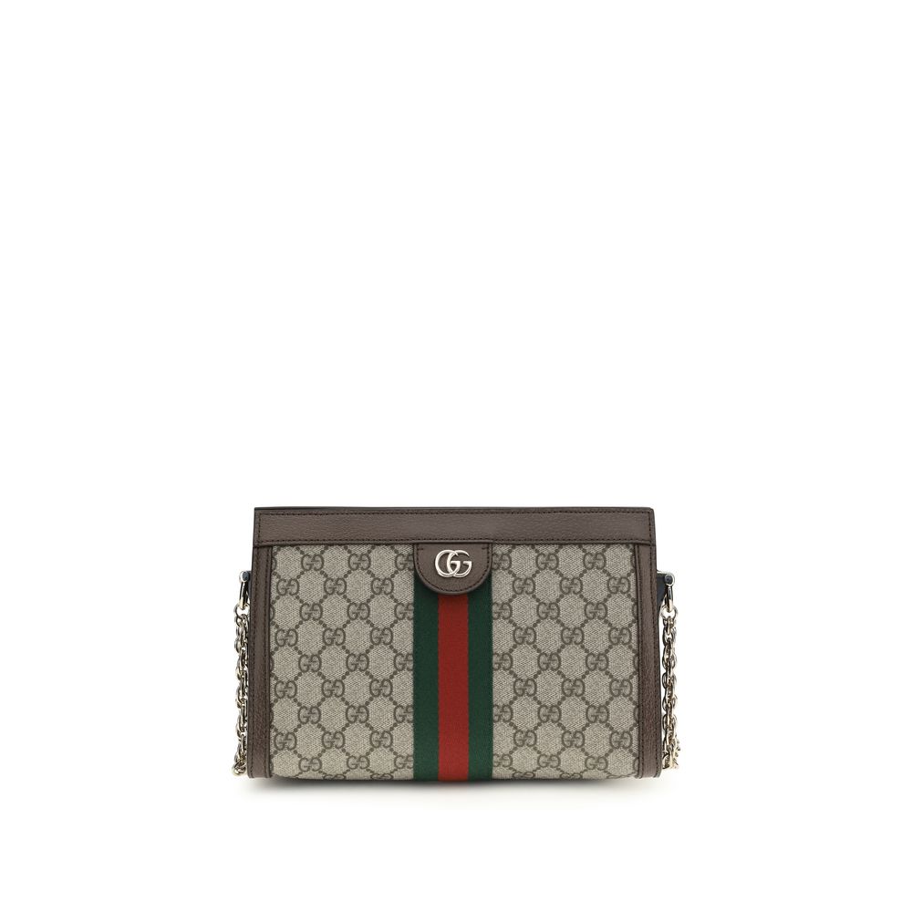 Gucci Brown Fabric Handbag Gucci