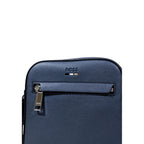 Hugo Boss Blue Recycled Polyurethane Messenger Bag Hugo Boss