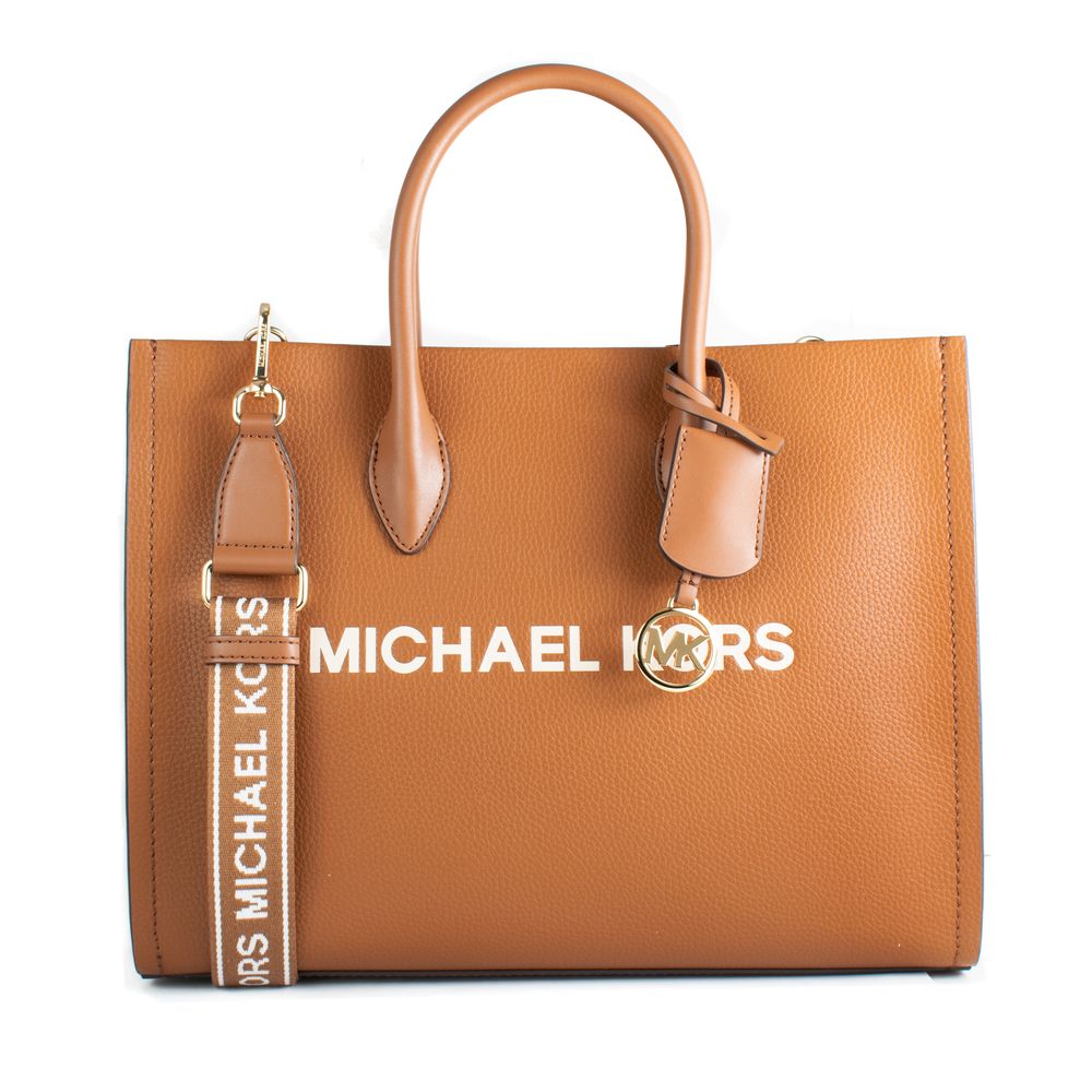 Michael Kors Brown Leather Shoulder Bag Michael Kors