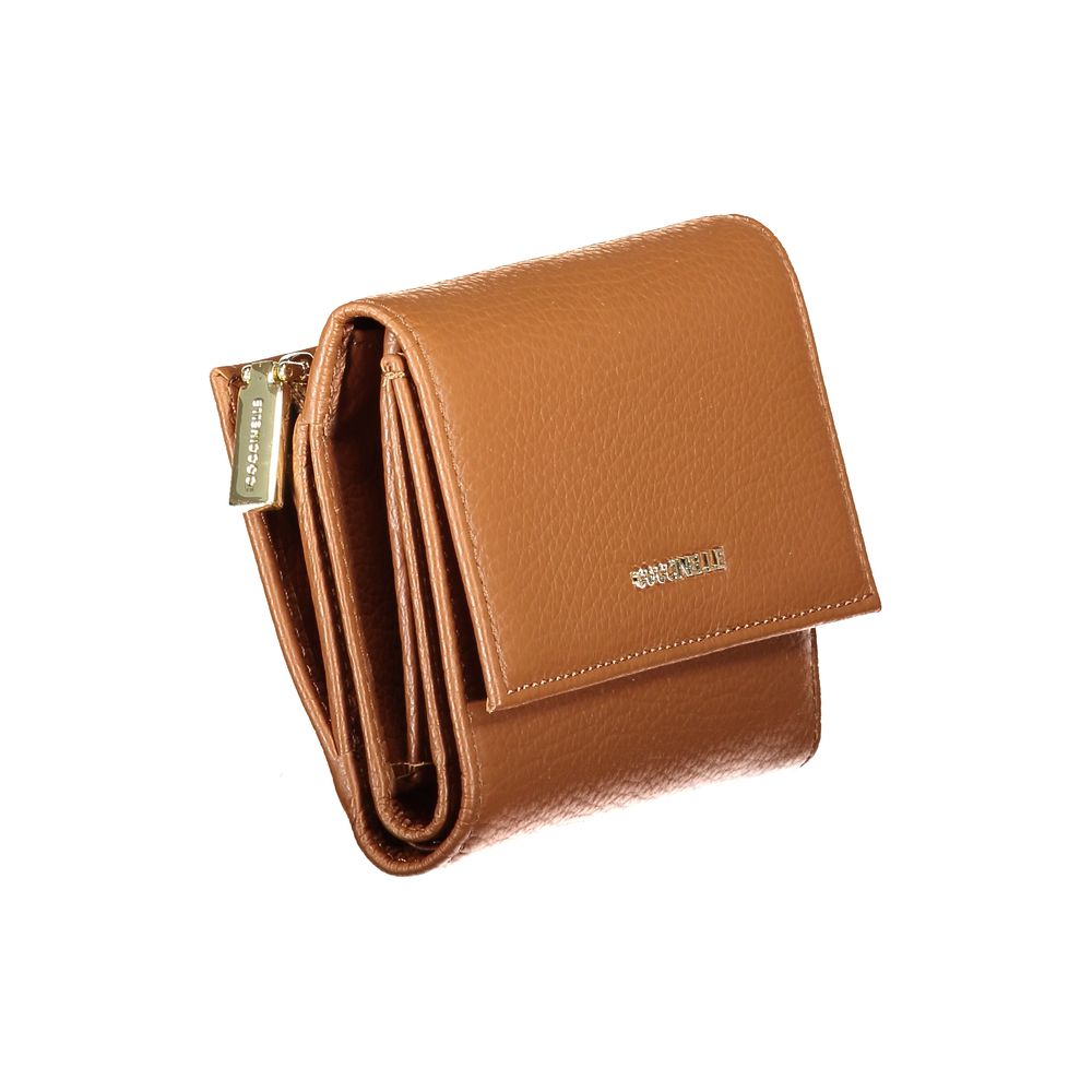 Coccinelle Marrone Leather Women Wallet Coccinelle