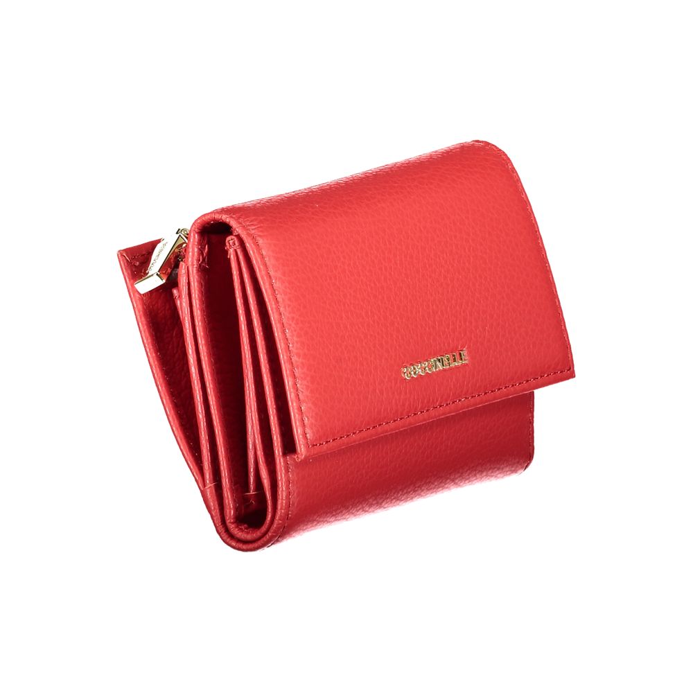 Coccinelle Rosso Leather Women Wallet Coccinelle