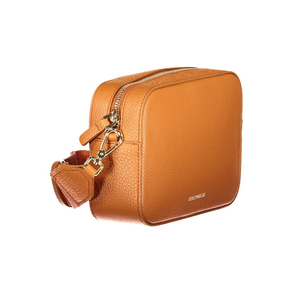 Coccinelle Arancione Leather Women Handbag Coccinelle