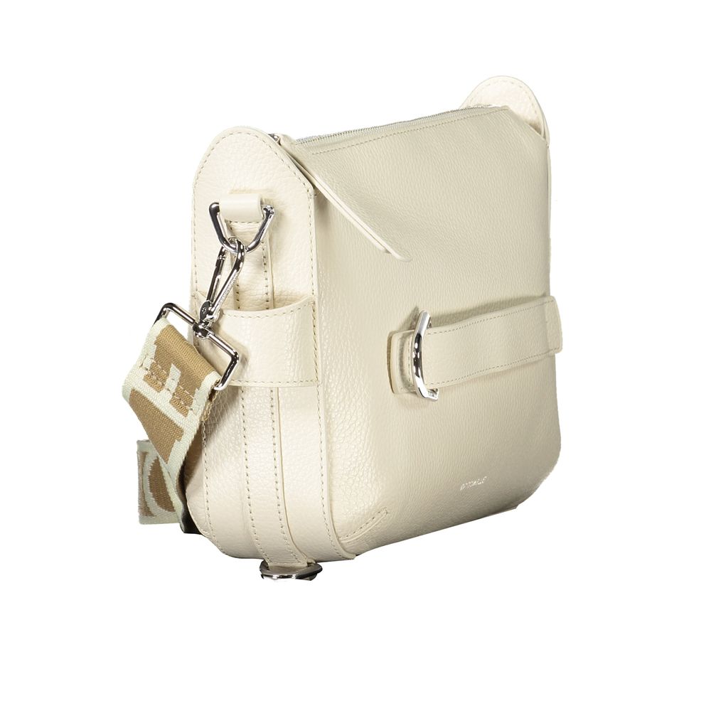Coccinelle Bianco Leather Women Handbag Coccinelle