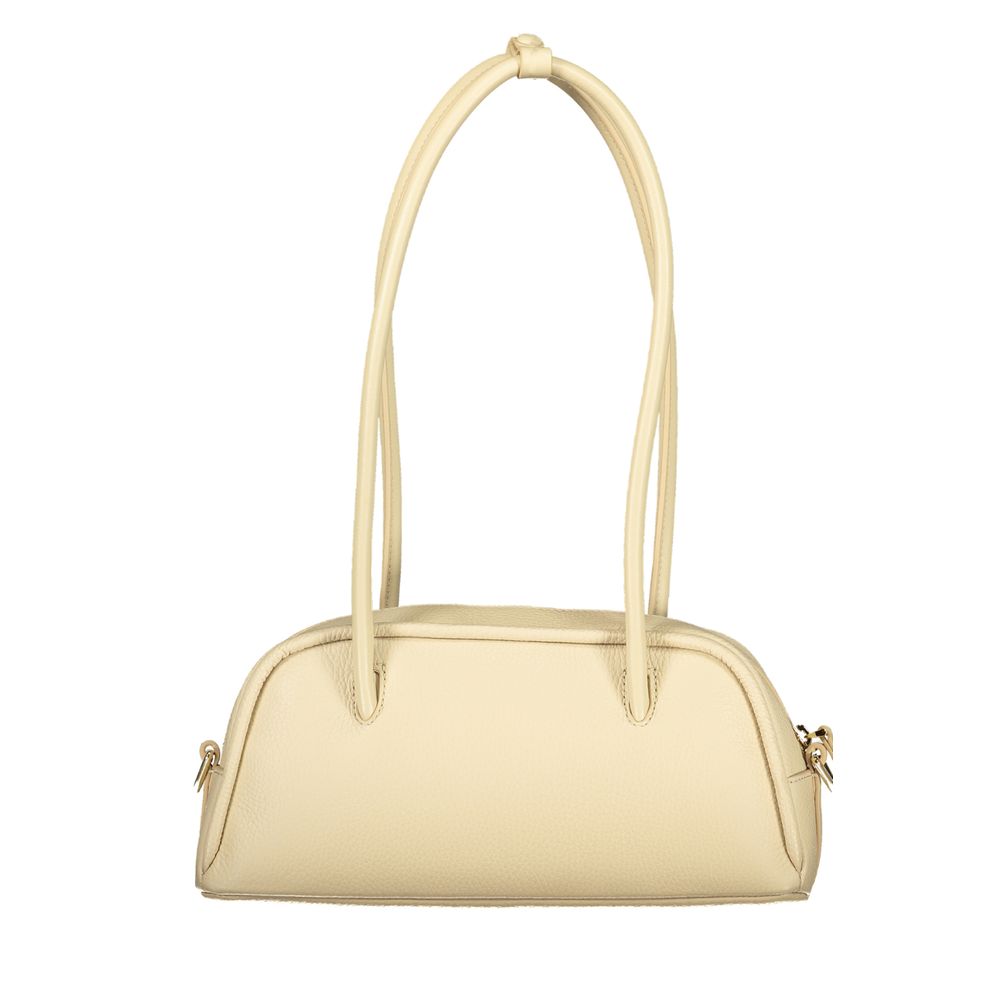 Coccinelle Beige Leather Women Handbag Coccinelle