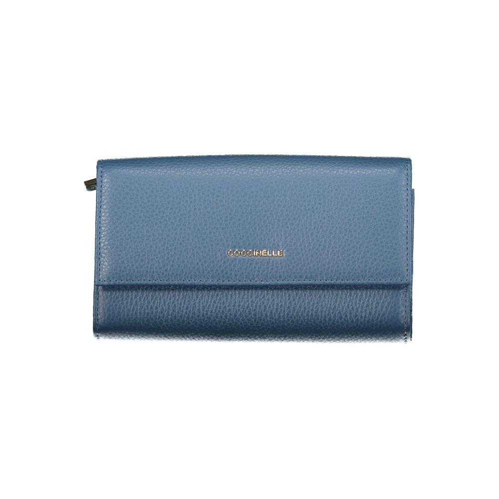 Coccinelle Blue Leather Women Wallet Coccinelle