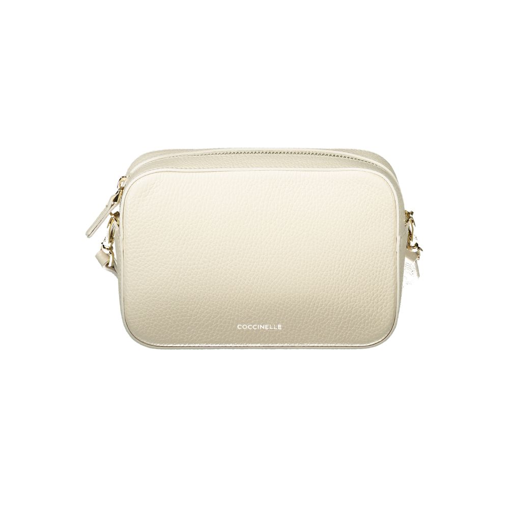 Coccinelle Bianco Pelle Women Handbag Coccinelle