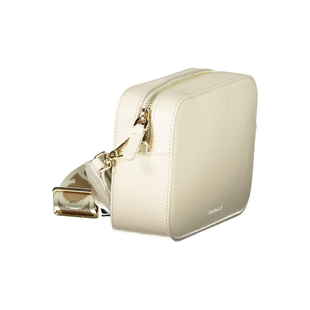 Coccinelle Bianco Pelle Women Handbag Coccinelle