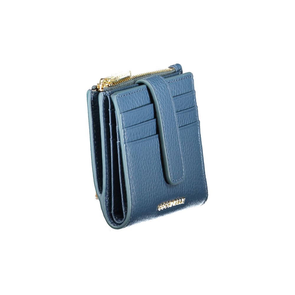 Coccinelle Blu Leather Women Wallet Coccinelle