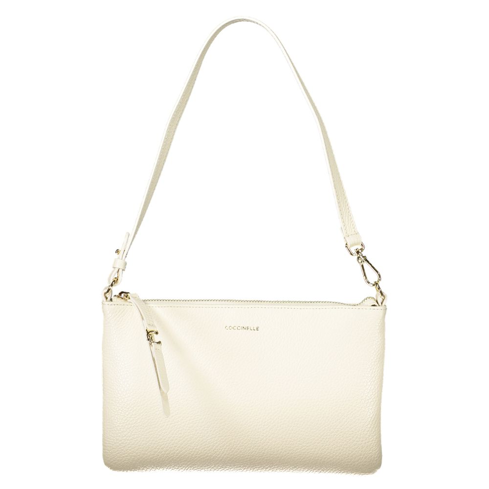 Coccinelle Bianco Pelle Womens Handbag Coccinelle