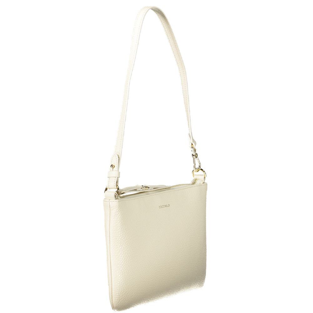 Coccinelle Bianco Pelle Womens Handbag Coccinelle