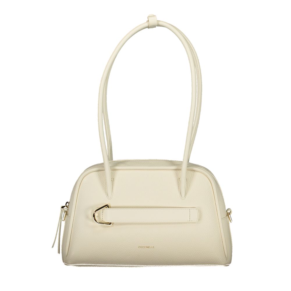 Coccinelle Bianco Pelle Women Handbag Coccinelle