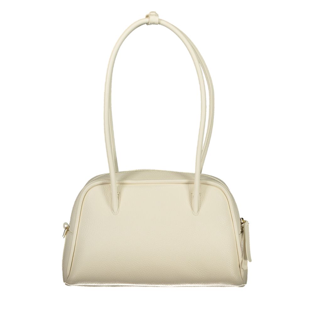 Coccinelle Bianco Pelle Women Handbag Coccinelle