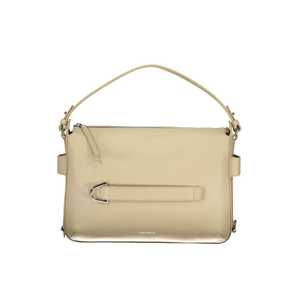 Coccinelle Beige Leather Women Handbag Coccinelle
