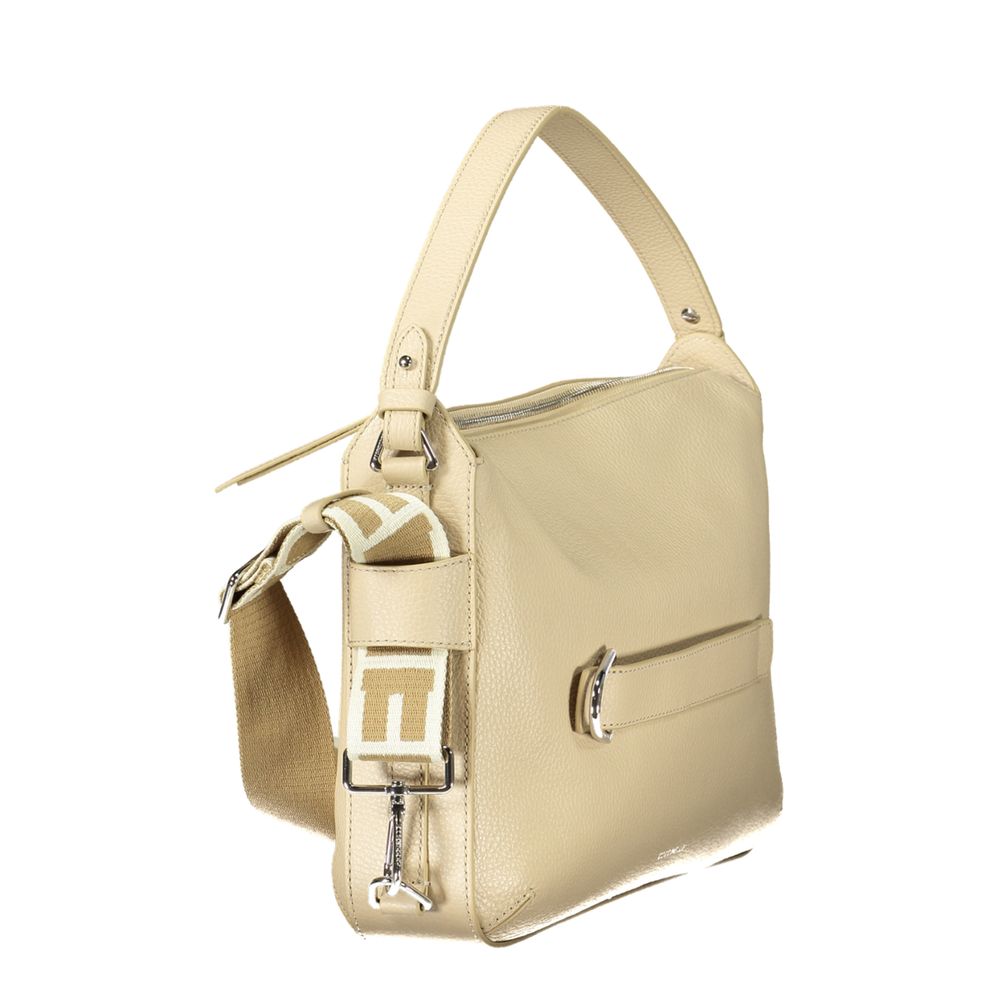 Coccinelle Beige Leather Women Handbag Coccinelle