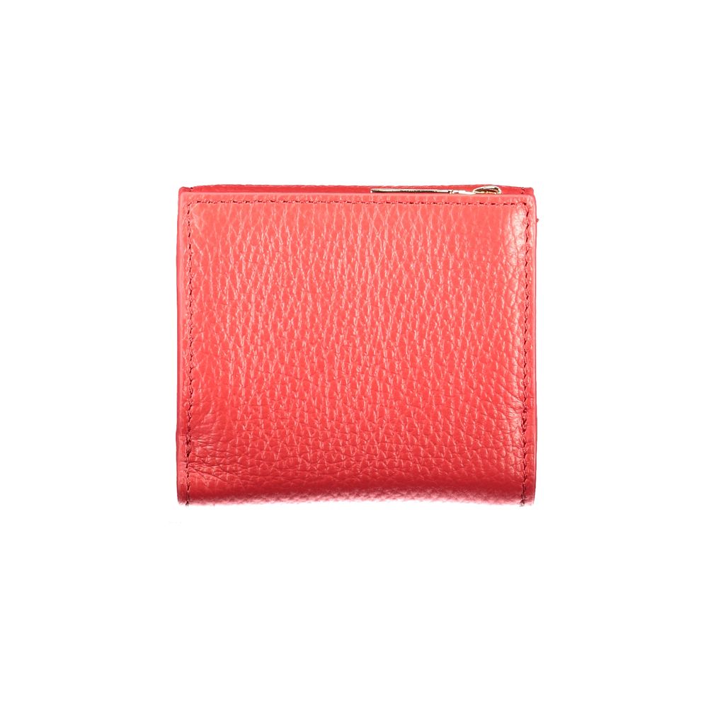 Coccinelle Rosso Leather Women Wallet Coccinelle