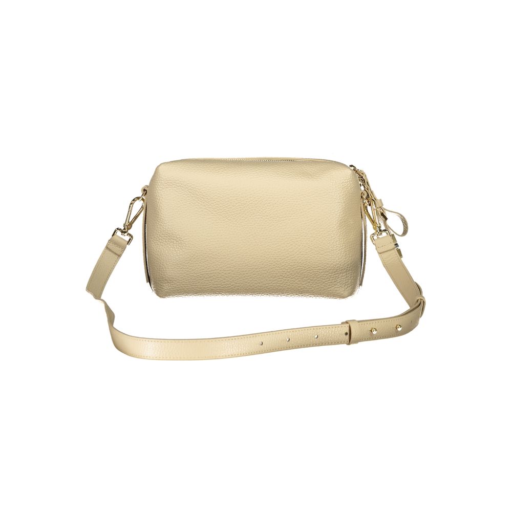 Coccinelle Beige Leather Women Handbag Coccinelle