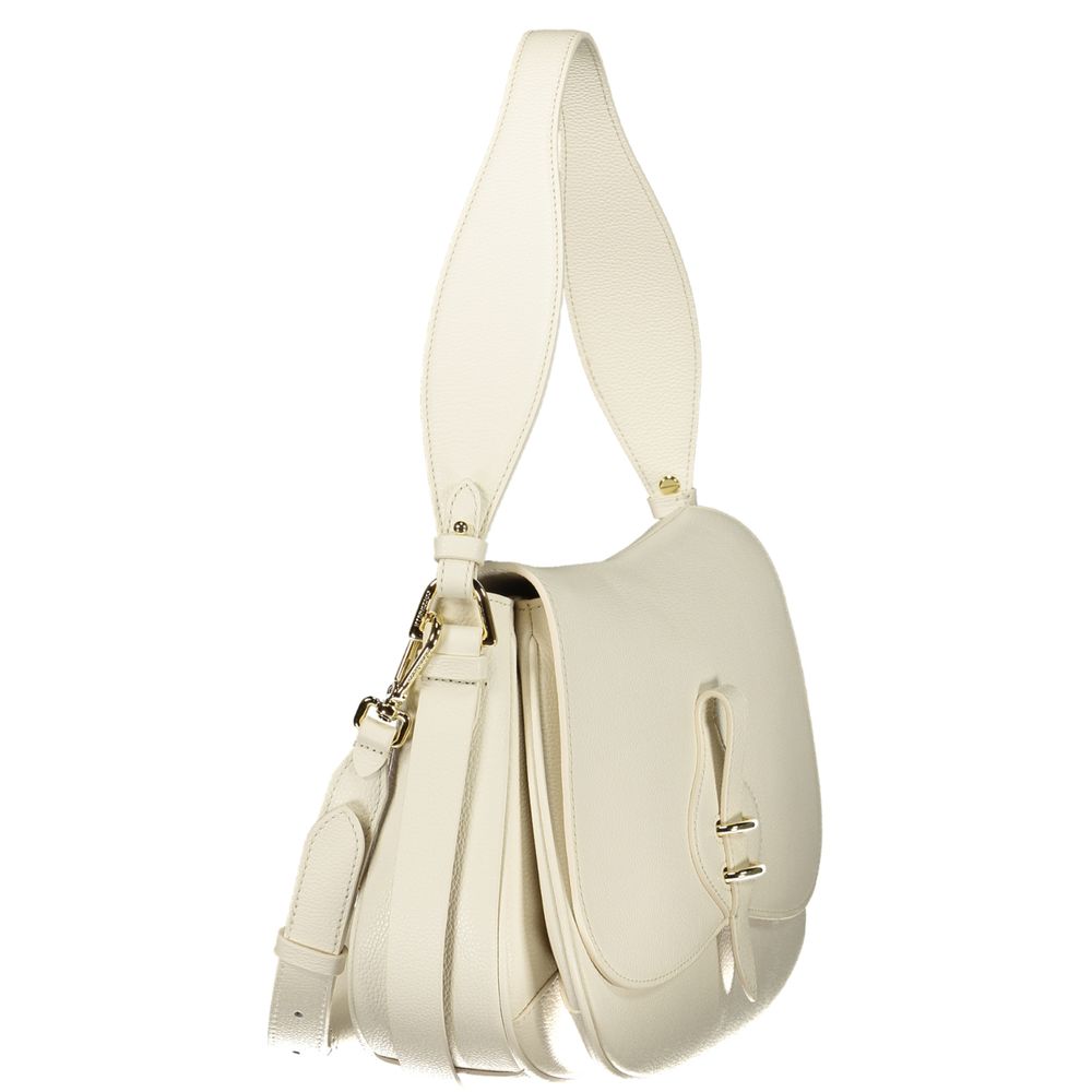 Coccinelle Bianco Pelle Women Handbag Coccinelle