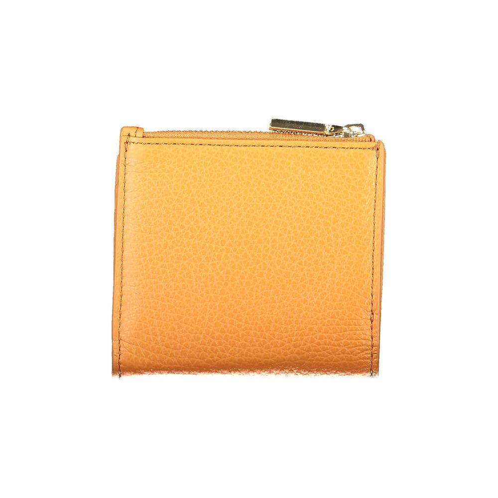 Coccinelle Arancione Leather Women Wallet Coccinelle