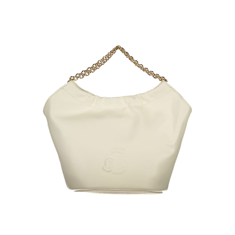 Coccinelle Bianco Leather Woman Handbag Coccinelle