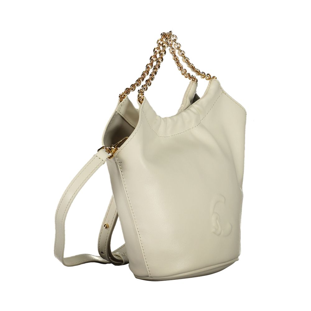 Coccinelle Bianco Leather Woman Handbag Coccinelle