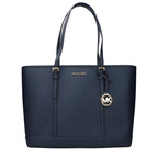 Michael Kors schoudertas in blauw leer Michael Kors