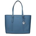Michael Kors schoudertas in blauw leer Michael Kors