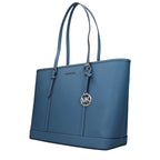 Michael Kors schoudertas in blauw leer Michael Kors