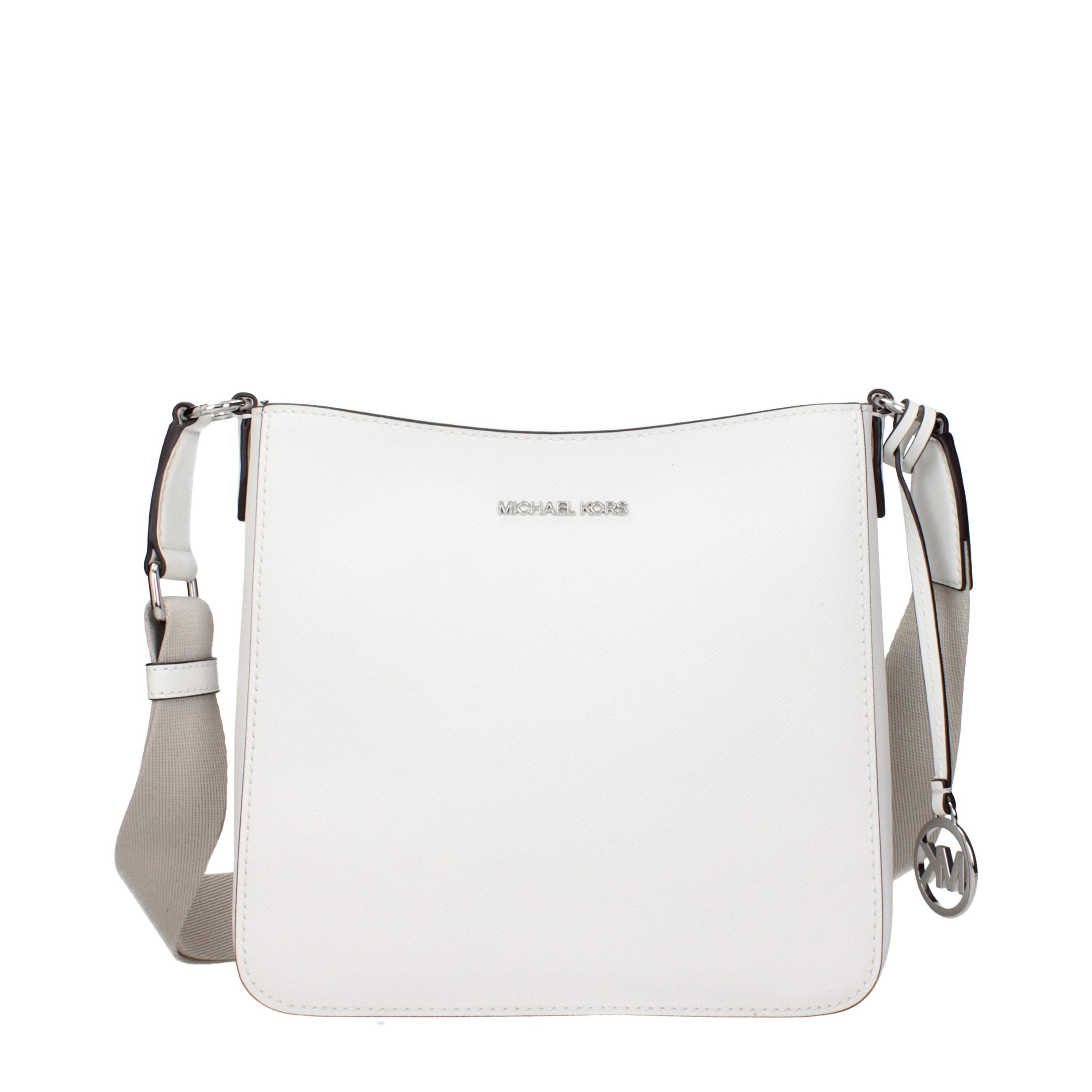 Michael Kors White Leather Shoulder Bag Michael Kors