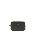 Prada Black Calf Leather Bos Taurus Shoulder Bag Prada