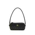 Miu Miu Black Calf Leather Bos Taurus Shoulder Bag Miu Miu