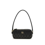 Miu Miu Black Calf Leather Bos Taurus Shoulder Bag Miu Miu