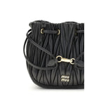 Miu Miu Black Calf Leather Bos Taurus Wallet Miu Miu