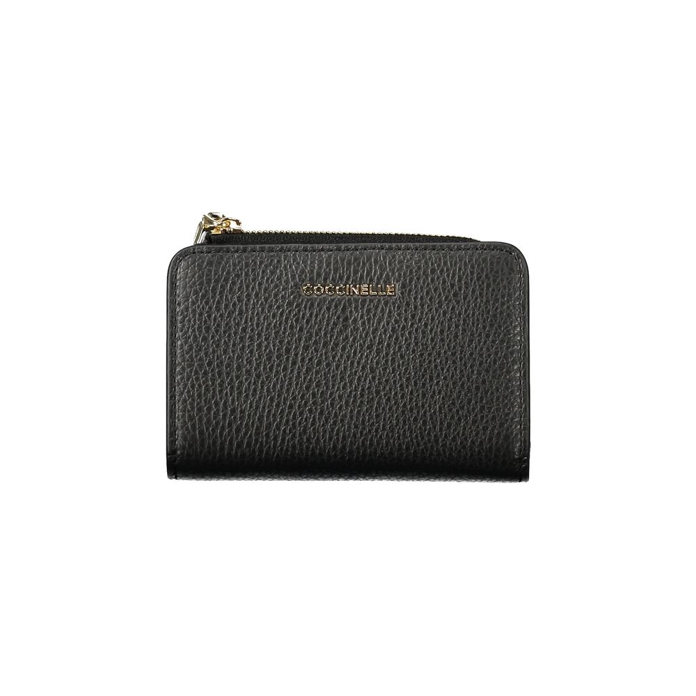 Coccinelle Black Leather Women Wallet Coccinelle
